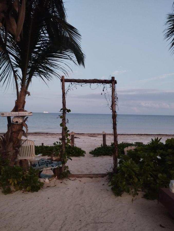 Lunazul Eco-Cabana Frente Al Mar マアウアル エクステリア 写真