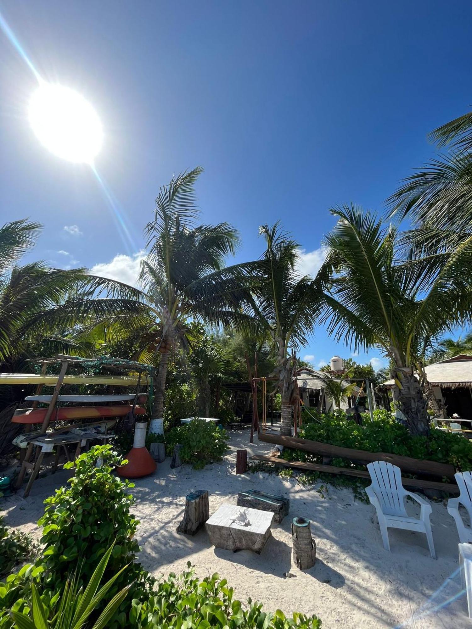 Lunazul Eco-Cabana Frente Al Mar マアウアル エクステリア 写真