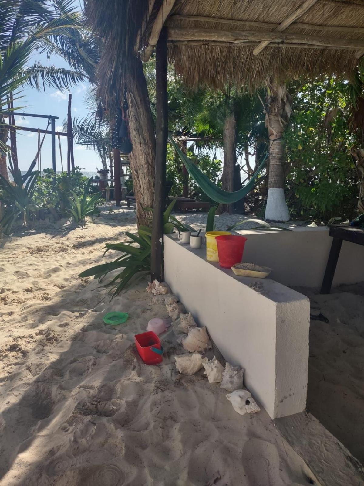 Lunazul Eco-Cabana Frente Al Mar マアウアル エクステリア 写真